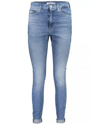 Tommy Hilfiger Women's Light Blue Cotton Jeans & Pant - W28/L30 US