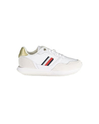 Tommy Hilfiger Women's White Polyester Sneaker - 41 EU