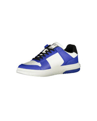 Tommy Hilfiger Men's Blue Polyester Sneaker - 43 EU