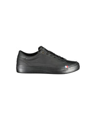Tommy Hilfiger Men's Black Polyester Sneaker - 44 EU