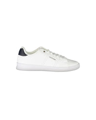 Tommy Hilfiger Men's White Polyester Sneaker - 46 EU