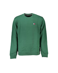 Tommy Hilfiger Men's Green Cotton Sweater - XL