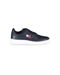Tommy Hilfiger Men's Blue Polyester Sneaker - 41 EU