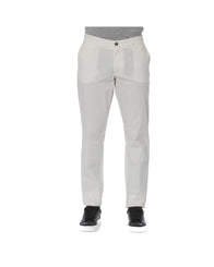 Trussardi Jeans Men's White Cotton Jeans & Pant - W44 US