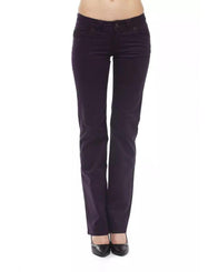 Ungaro Fever Women's Purple Cotton Jeans & Pant - W30 US