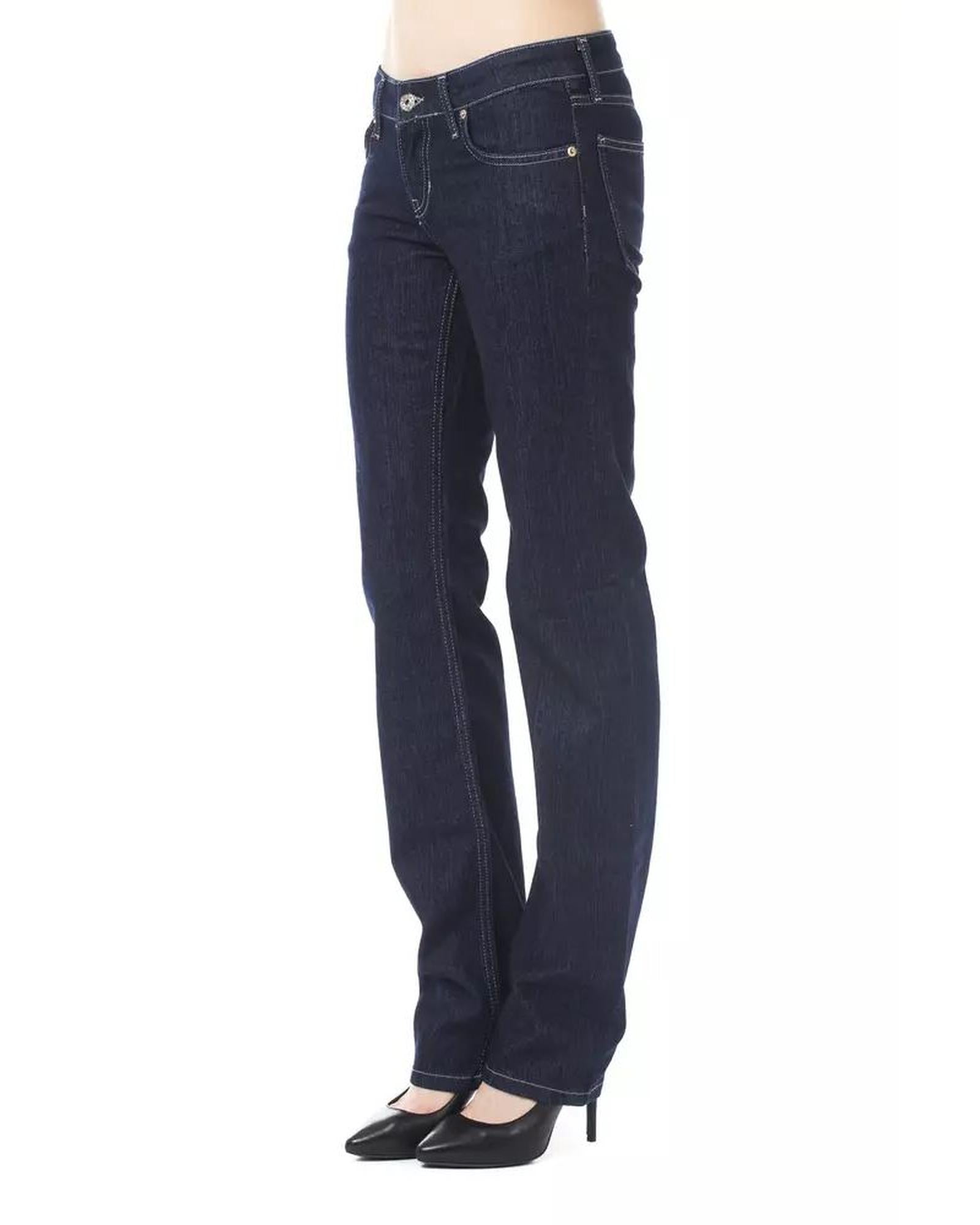 Ungaro Fever Women's Blue Cotton Jeans & Pant - W30 US