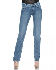 Ungaro Fever Women's Light Blue Cotton Jeans & Pant - W28 US