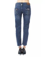 Ungaro Fever Women's Light Blue Cotton Jeans & Pant - W30 US