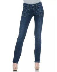 Ungaro Fever Women's Blue Cotton Jeans & Pant - W29 US