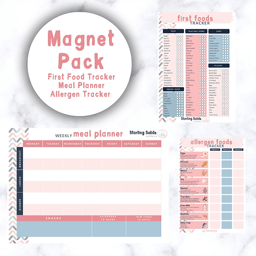 Starting Solids Magnet Planner Pack