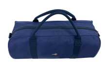 FIB Barrell Duffle Bag Travel Cotton Canvas Sports Luggage - Blue