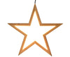 Ceiling Bamboo Star LED Hanging Lamp Natural Home Decor Lighting Pendant - Natural