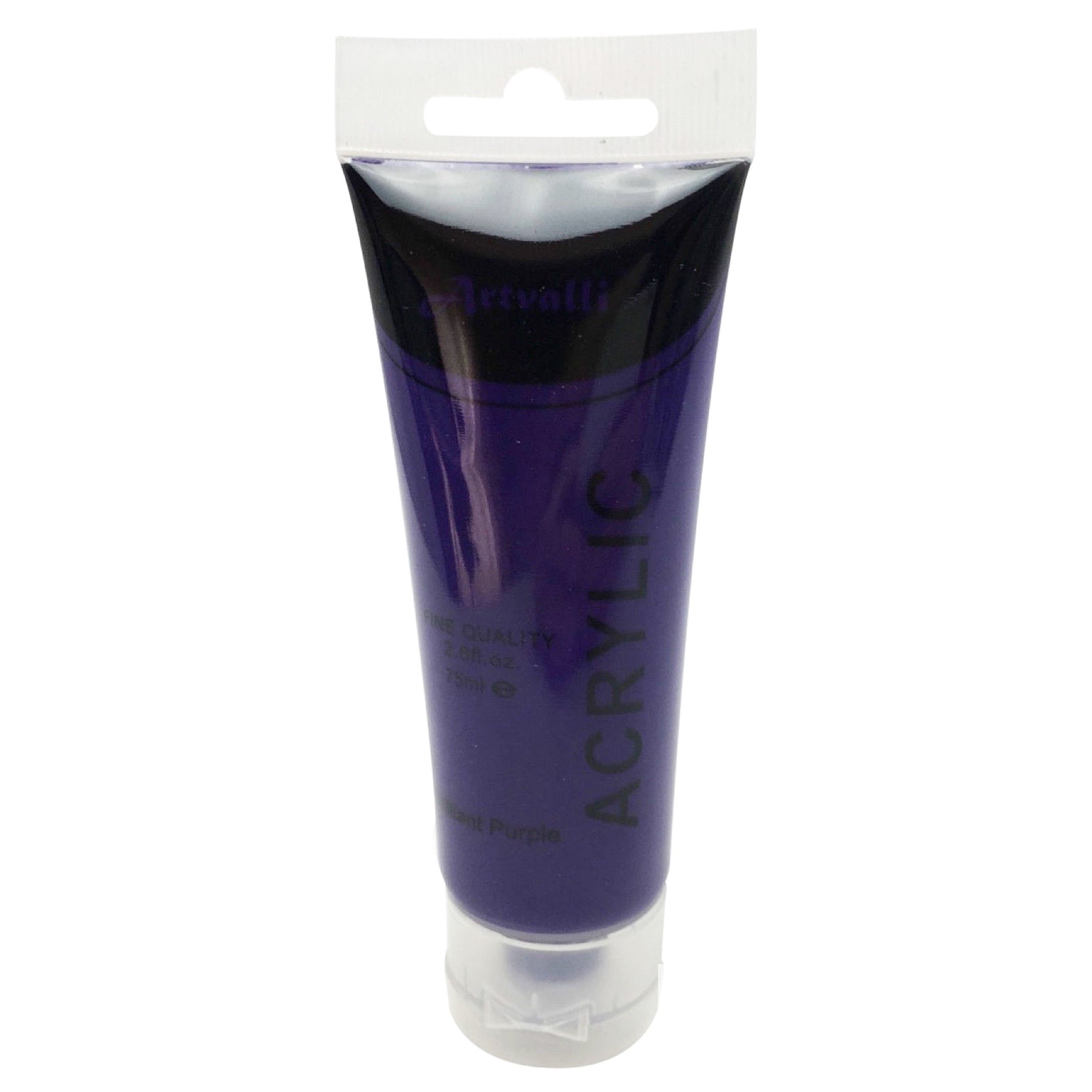 ARTISTS ACRYLIC PAINT Craft 75ml Tube Non Toxic Paints Water Based - Brilliant Purple