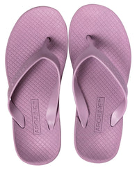 ARCHLINE Orthotic Flip Flops Thongs Arch Support Shoes Footwear - Lilac Purple - EUR 42