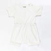 Ponchik Babies + Kids - Ribbed Cotton Romper - Daisy - 0-3 months