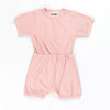 Ponchik Babies + Kids - Ribbed Cotton Romper - Lemonade