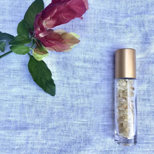 Essential Oil Crystal Gemstone Roller Bottle