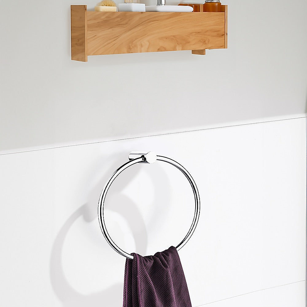 Towel Ring Rail Grade 304 Stainless Steel 18cm