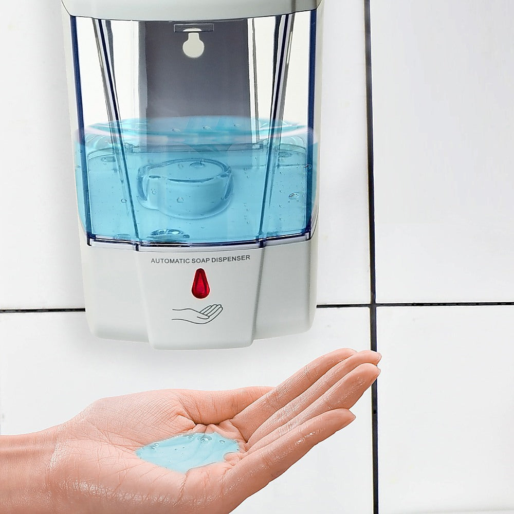 Automatic Liquid Soap/Alcohol Sanitizer Dispenser 700ML Hands-Free Sensor Wall