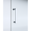 Adjustable 1400x800mm Single Door Corner Sliding Glass Shower Screen in Chrome