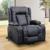 Lift Heated Leather Recliner Electric Massage Chair with USB port