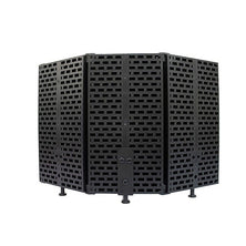 3 Panels Microphone Isolation Shield Mic Sound Absorbing Foam Reflector
