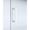 40mm Adjustable Contemporary Corner Sliding Chrome Shower Screen 116x80cm