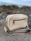 Vegan PU Leather Melbourne Crossbody - Ivory