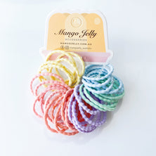 MANGO JELLY Kids Hair Ties (3cm) - Bubbly Candy - One Pack