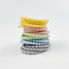 MANGO JELLY Kids Hair Ties (3cm) - Bubbly Milky - Three Pack