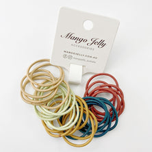 MANGO JELLY Kids Hair Ties (3cm) - Classic Forest - One Pack