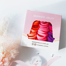 MANGO JELLY Metal Free Hair Ties (3cm) - Candy 36P -Twin Pack