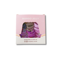 MANGO JELLY Metal Free Hair Ties (3cm) - Magic Purple 36P - Three Pack
