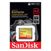 SanDisk 64GB Extreme CompactFlash Card with (write) 85MB/s and (Read)120MB/s - SDCFXSB-64G