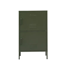 Artiss Double Storage Cabinet Shelf Organizer Bedroom Green