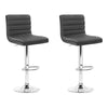 Artiss Set of 2 Bar Stools Kitchen Stool Dining Chairs Grey