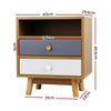 Artiss Wooden Bedside Table