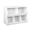 Keezi Kids Toy Box Stackable Bookshelf Storage Organiser Bookcase Shelf