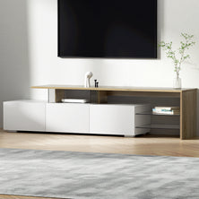 Artiss TV Cabinet Entertainment TV Unit Stand Furniture With Drawers 180cm Wood