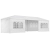 Instahut Gazebo 3x9m Outdoor Marquee side Wall Gazebos Tent Canopy Camping White 8 Panel