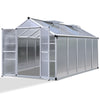 Greenfingers Greenhouse Aluminium Green House Garden Shed Greenhouses 3.08x2.5M