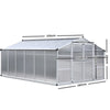 Greenfingers Greenhouse Aluminium Green House Garden Shed Greenhouses 3.7x2.5M