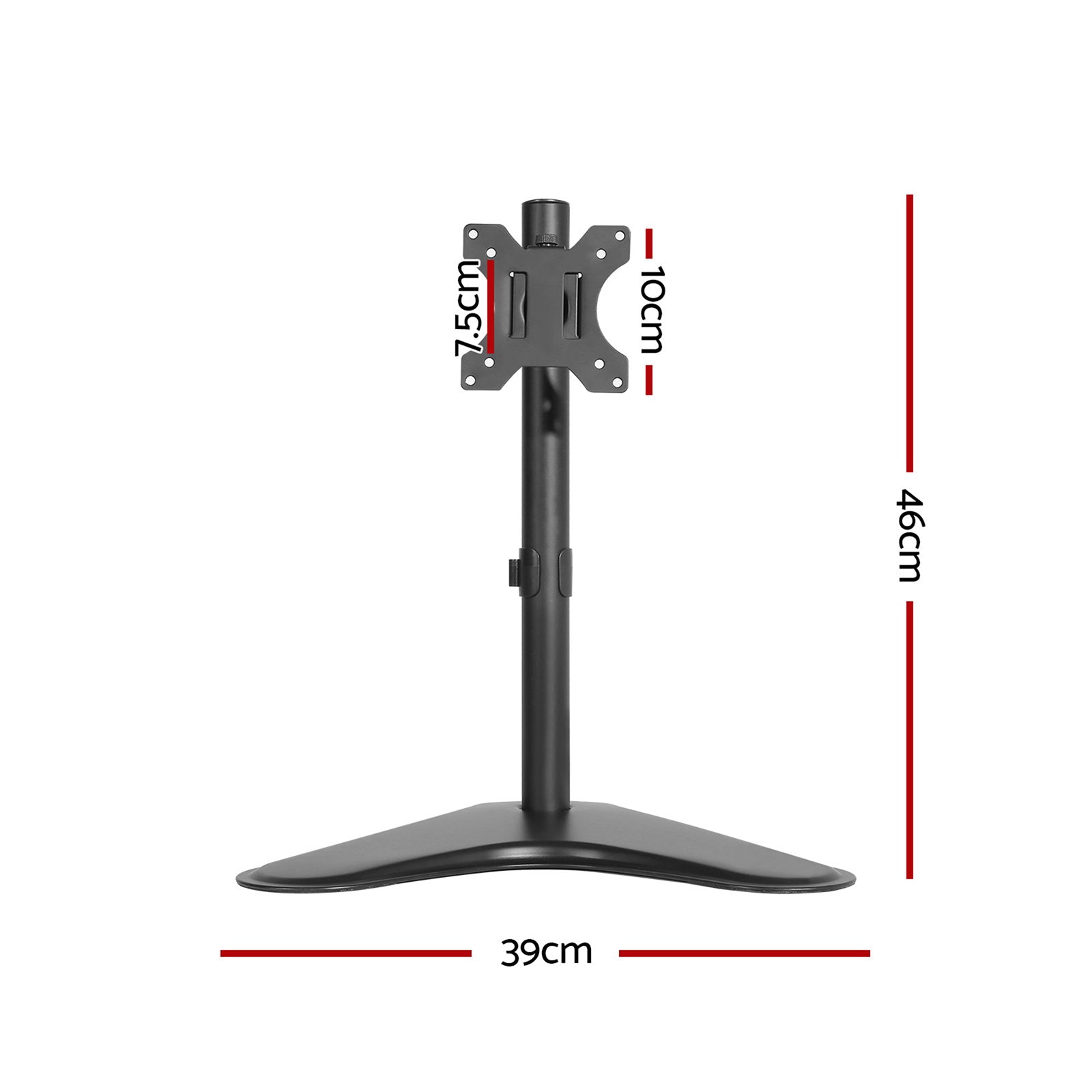 Artiss Monitor Arm Stand Single Black