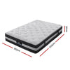 Giselle King Mattress Bed Size 7 Zone Pocket Spring Medium Firm Foam 30cm