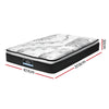 Giselle Bedding Como Euro Top Pocket Spring Mattress 32cm Thick King Single