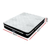 Giselle King Bed Mattress Size Extra Firm 7 Zone Pocket Spring Foam 28cm