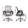 Artiss Office Chair Gaming Chair Computer Mesh Chairs Executive Mid Back Grey