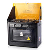 Devanti 3 Burner Portable Oven - Black & Yellow