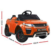 Rigo Ride On Car Toy Kids Electric Cars 12V Battery SUV Orange