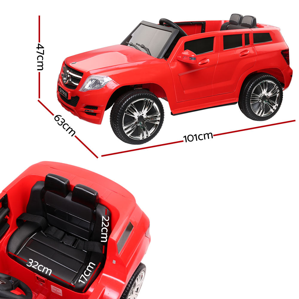 Rigo Kids start button Ride On Car  - Red